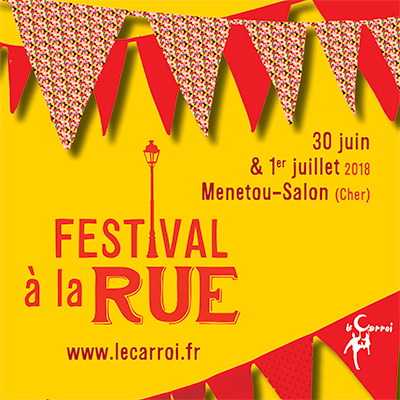 affiche festival à la rue 2018